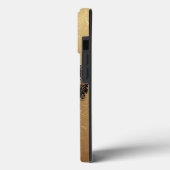 Goldene Schmetterlinge im Verzierten Gerahmten Des Case-Mate iPhone Hülle (Rückseite / Links)