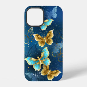 Goldene Schmetterlinge iPhone 12 Hülle