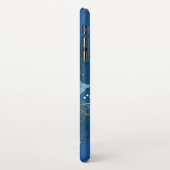 Goldene Schmetterlinge iPhone Hülle (Linke Seite)