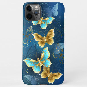 Goldene Schmetterlinge iPhone 11Pro Max Hülle