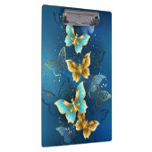 Goldene Schmetterlinge Klemmbrett (Rechts)