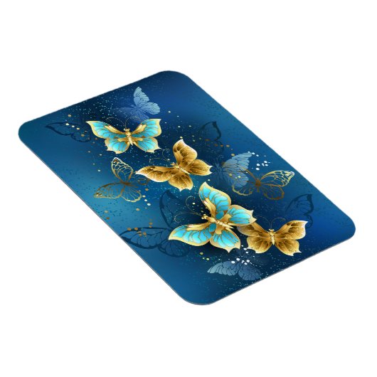 Goldene Schmetterlinge Magnet (Rechte Seite)