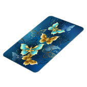 Goldene Schmetterlinge Magnet (Linke Seite)