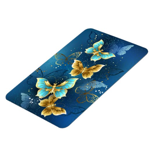 Goldene Schmetterlinge Magnet (Linke Seite)
