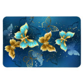 Goldene Schmetterlinge Magnet (Horizontal)