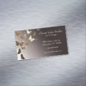 Goldene Schmetterlinge Magnetische Visitenkarte (Beispiel)