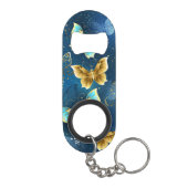 Goldene Schmetterlinge Mini Flaschenöffner (Rückseite)