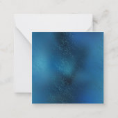 Goldene Schmetterlinge Mitteilungskarte (Rückseite)