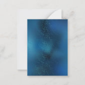 Goldene Schmetterlinge Mitteilungskarte (Rückseite)