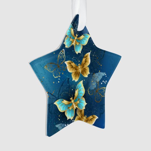 Goldene Schmetterlinge Ornament (Vorderseite)