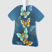Goldene Schmetterlinge Ornament (Vorderseite)