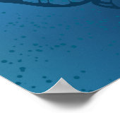 Goldene Schmetterlinge Poster (Ecke)