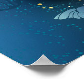 Goldene Schmetterlinge Poster (Ecke)