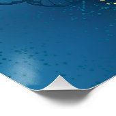 Goldene Schmetterlinge Poster (Ecke)