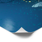 Goldene Schmetterlinge Poster (Ecke)