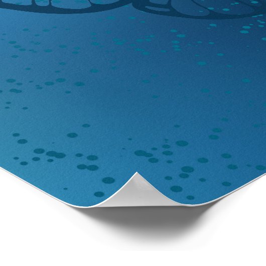 Goldene Schmetterlinge Poster (Ecke)