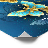 Goldene Schmetterlinge Poster (Ecke)