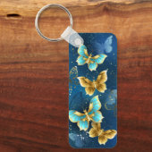 Goldene Schmetterlinge Schlüsselanhänger (Vorderseite)