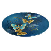 Goldene Schmetterlinge Schneidebrett (Ecke)