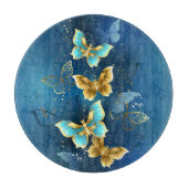 Goldene Schmetterlinge Schneidebrett (Vorderseite)