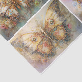 Goldene Schmetterlinge Seidenpapier (Ausschnitt)
