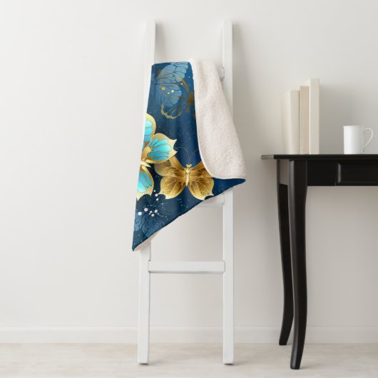Goldene Schmetterlinge Sherpadecke (Beispiel)