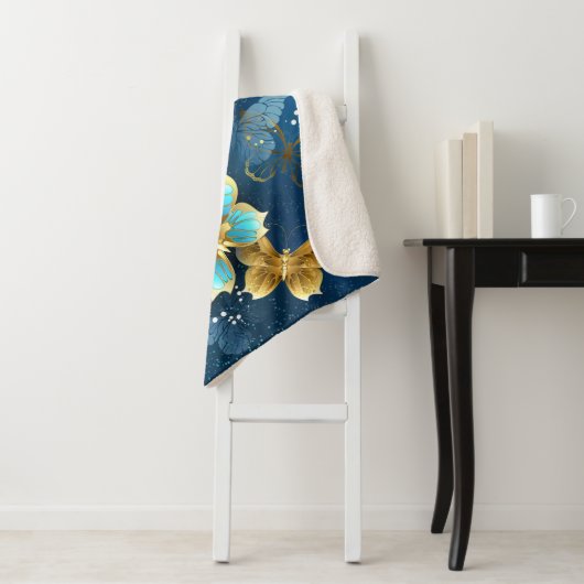 Goldene Schmetterlinge Sherpadecke (Beispiel)