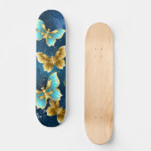 Goldene Schmetterlinge Skateboard (Vorderseite)