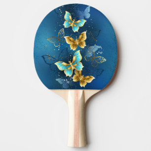 Goldene Schmetterlinge Tischtennis Schläger