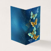 Goldene Schmetterlinge Visitenkarten (Vorderseite)