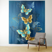 Goldene Schmetterlinge Wandteppich (Beispiel)