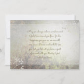 Goldene Schmetterlingserinnerung - Einladung (Rückseite)