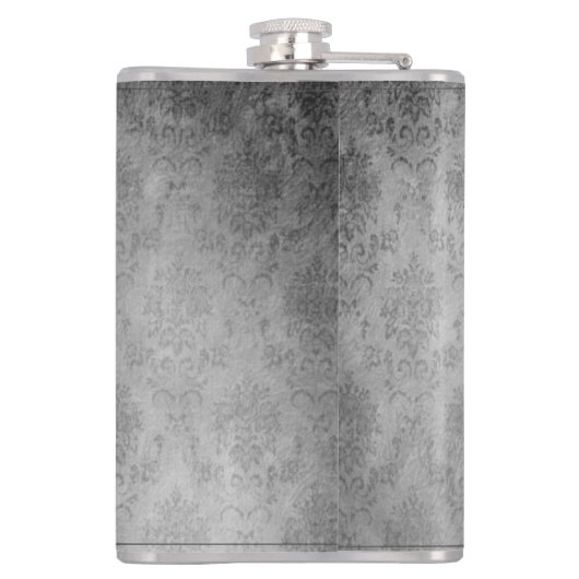 Goldene Schmetterlingsflasche Flachmann (Rückseite)