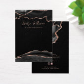 Goldene Schmuckkarte der schwarzen Rose (Schreibtisch)