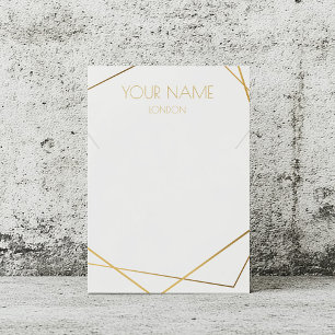 Goldene Schmuckkarte von Kintsugi