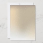 Goldene Schnee Business Firmenfeiertag Einladung (Rückseite)