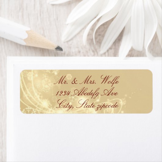 Goldene Schneeflocke (Insitu)