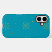 Goldene Schneeflocke iPhone 16 Hülle. Case-Mate iPhone Hülle (Rückseite (Horizontal))