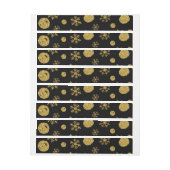 Goldene Schneeflocken 2 (Bogen)