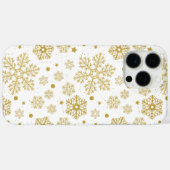 Goldene Schneeflocken Case-Mate iPhone Hülle (Rückseite (Horizontal))