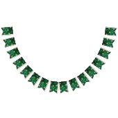 Goldene Schneeflocken im grünen Hintergrund Wimpelkette (Alle)