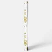 Goldene Schneeflocken Samsung Galaxy Hülle (Linke Seite)