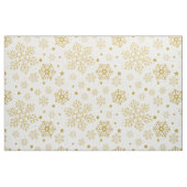 Goldene Schneeflocken Stoff (Yard (91,4 cm))