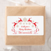 Goldene Schneeflocken und Weihnachten der Rentiere (Insitu)