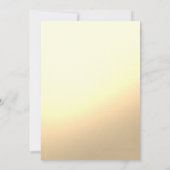 Goldene Schneeflocken Weihnachts-Party Einladung (Rückseite)