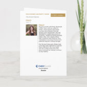 Goldene Schnüre & Hübsche Dinge - Kinderkunst für  Karte (Rückseite)