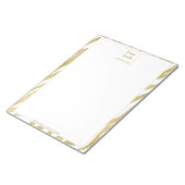 Goldene Schönheit Notizblock (angewinkelt)