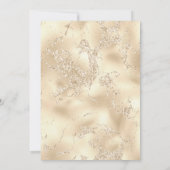 Goldene Schönheit und Vintage Märchen Einladung (Rückseite)