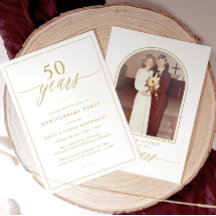 Goldene Schrift 50. Hochzeitstag-Party