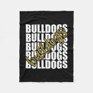 Goldene Schulsportfans Fleecedecke